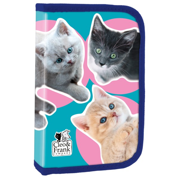 Piórnik jednokomorowy Cleo i Frank 37 (Kot)