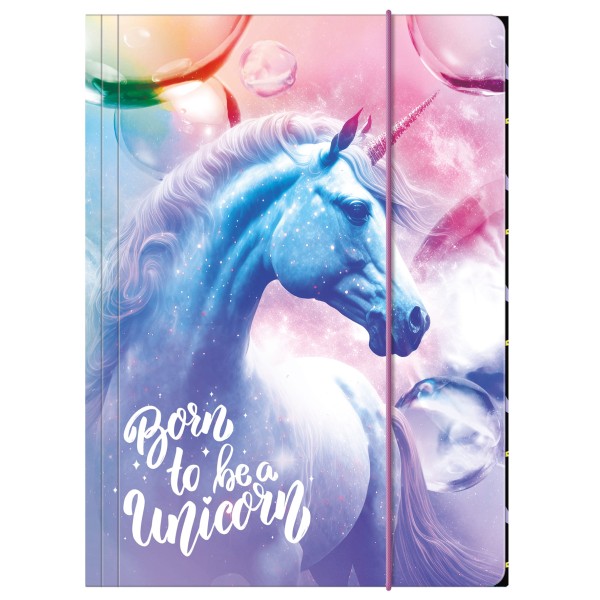 Teczka z gumką A4 Jednorożec 15