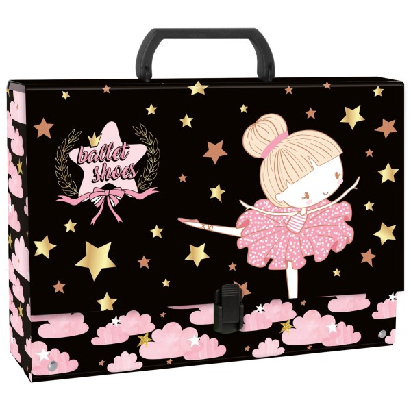 Teczka z rączką gruba Baletnica 12