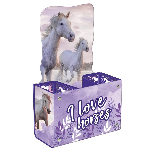 Pojemnik na przybory szkolne Konie 25