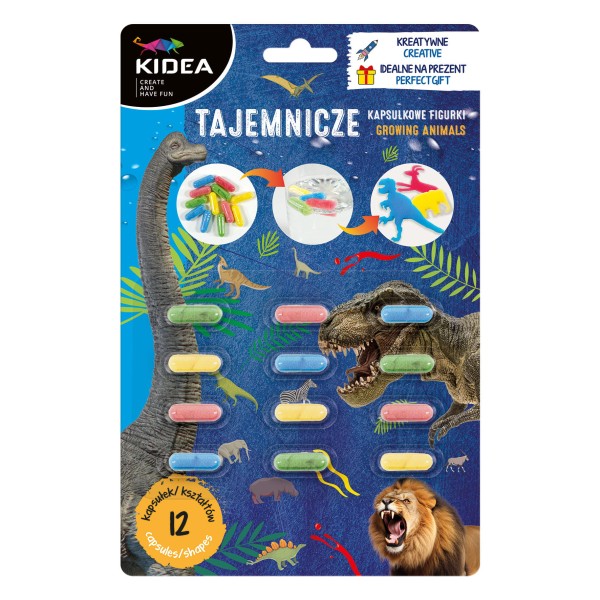 Tajemnicze kapsułkowe zwierzaki 12 szt. Kidea