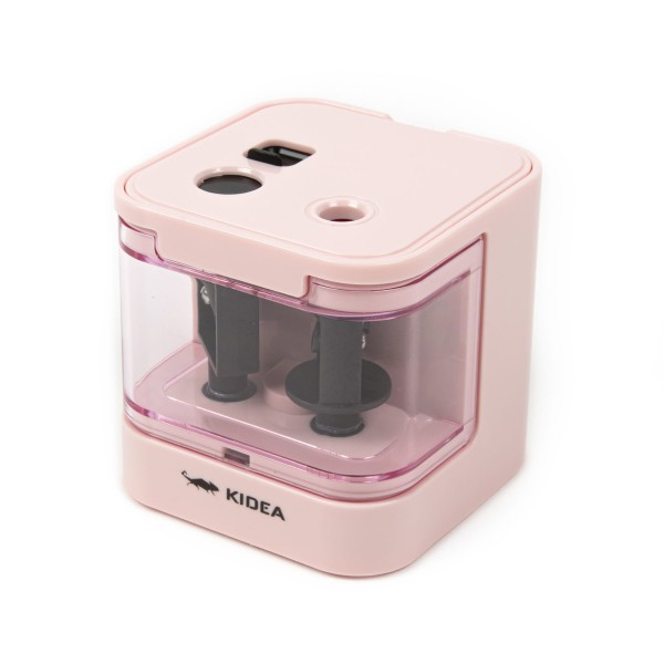 Temperówka elektryczna podwójna A różowa Kidea