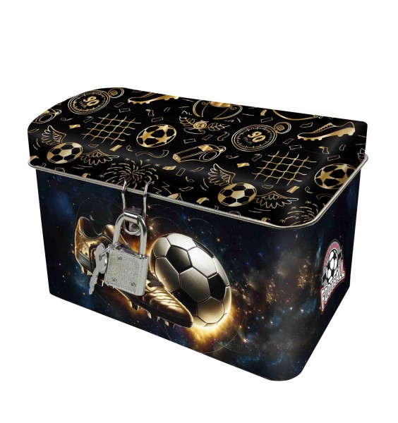 Skarbonka z kłódką kuferek A Piłka 21