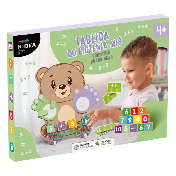 Tablica do liczenia miś Kidea