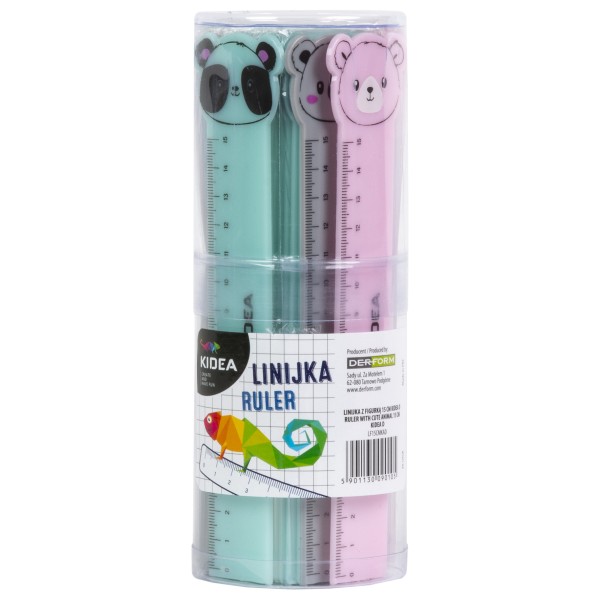 15 cm ruler with figurine, Kidea D