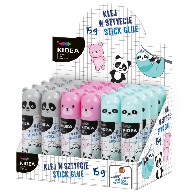 Klej w sztyfcie z figurką 15 g Kidea D