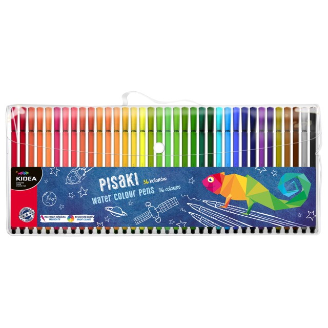 Pisaki w etui 36 kolorów Kidea