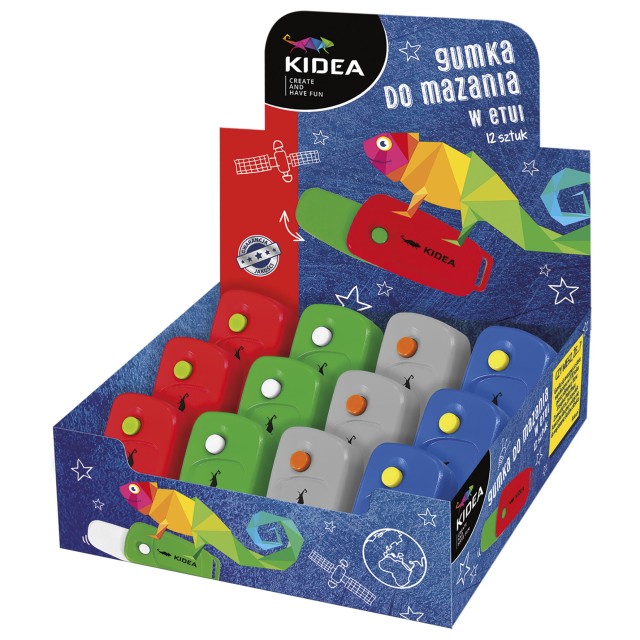Gumka do mazania w etui Kidea-D